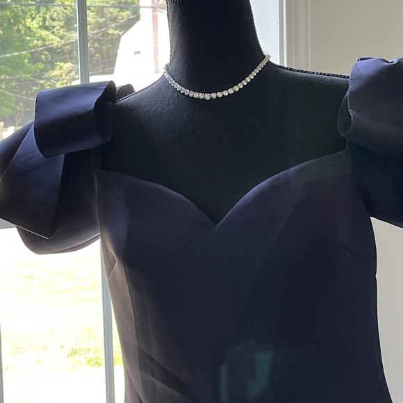 BADGLEY MISCHKA blue size 12 new with tags great mother of the bride dress - Picture 7 of 11